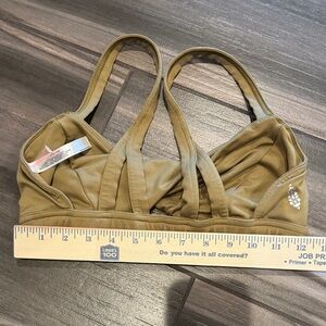 FP Movement by Free People Khaki Bikini Top